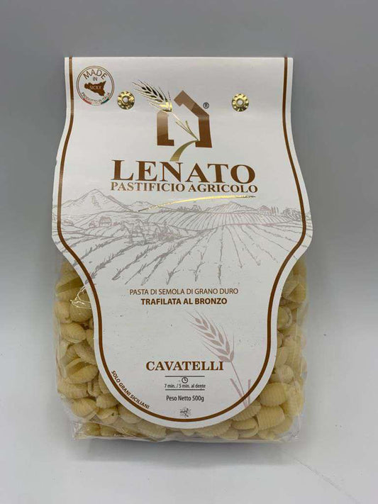 Cavatelli artigianali di grano duro convenzionale (10 Confezioni) - LENATO - I migliori prodotti Made in Italy da Fiera di Monza Shop - Solo 29€! Acquista subito su Fiera di Monza Shop!