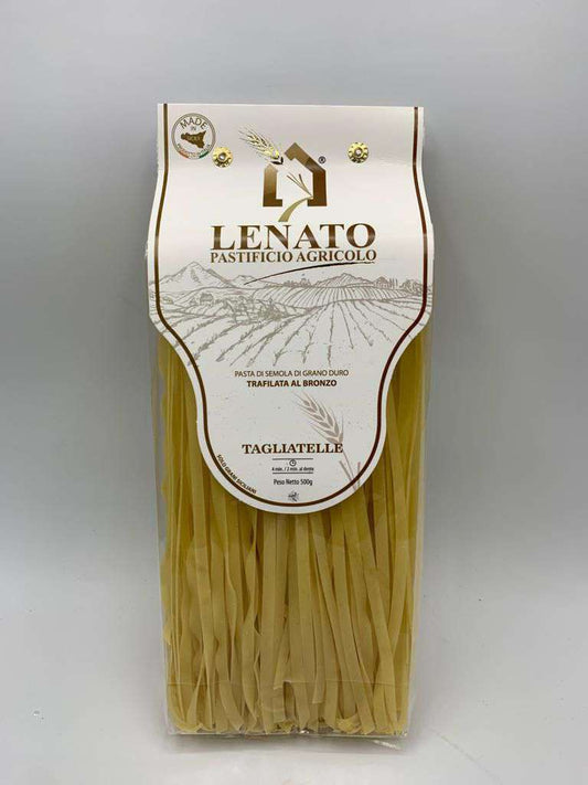 Tagliatelle artigianali di grano duro convenzionale (10 Confezioni) - LENATO - I migliori prodotti Made in Italy da Fiera di Monza Shop - Solo 29€! Acquista subito su Fiera di Monza Shop!