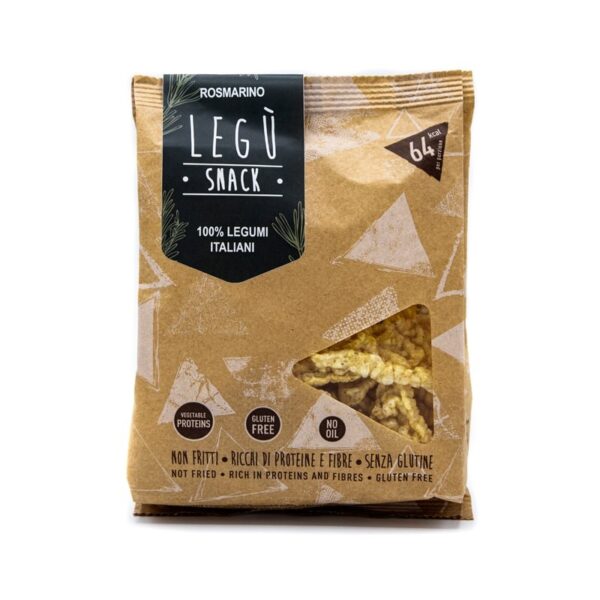 SNACK TRIANGOLARE AL ROSMARINO (8 Confezioni) - LEGU' - I migliori prodotti Made in Italy da Fiera di Monza Shop - Solo 31.20€! Acquista subito su Fiera di Monza Shop!