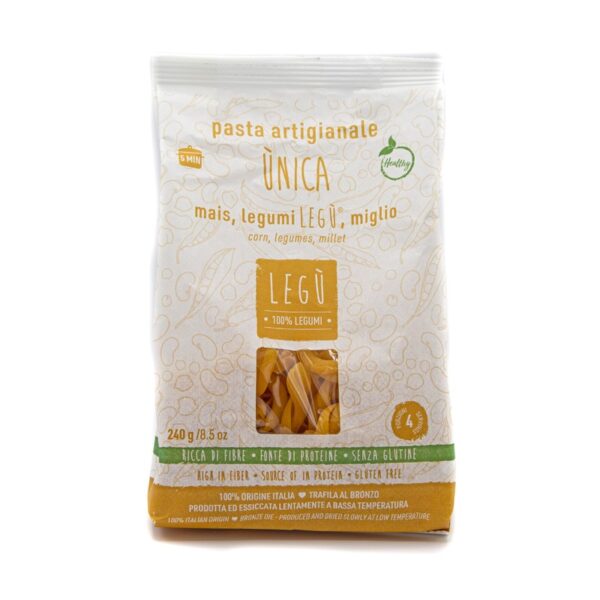 PASTA ÙNICA MAIS, LEGUMI E MIGLIO (6 Confezioni) - LEGU' - I migliori prodotti Made in Italy da Fiera di Monza Shop - Solo 29.40€! Acquista subito su Fiera di Monza Shop!