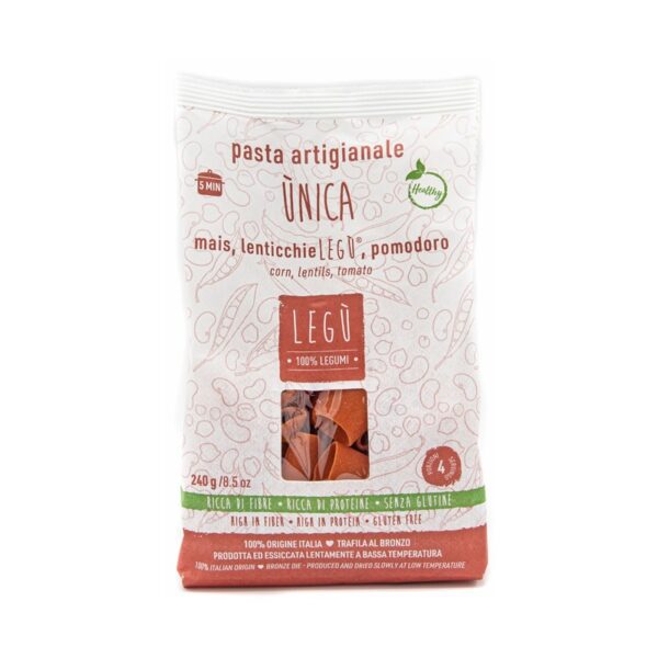 PASTA ÙNICA MAIS, LENTICCHIE E POMODORO (6 Confezioni) - LEGU' - I migliori prodotti Made in Italy da Fiera di Monza Shop - Solo 29.40€! Acquista subito su Fiera di Monza Shop!