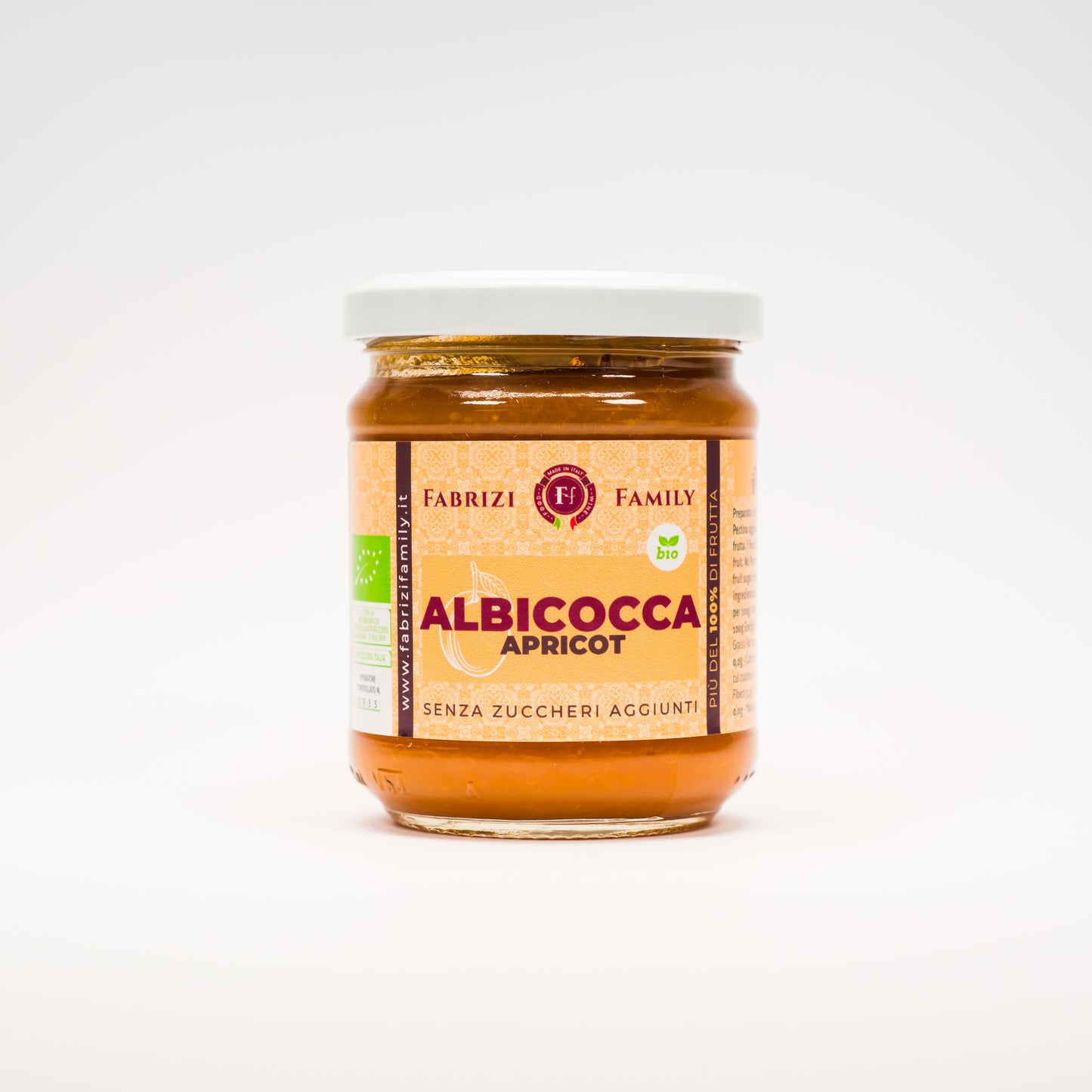Albicocca Senza Zucchero Aggiunto BIOLOGICA - FABRIZI FAMILY - Confezione da 5 - I migliori prodotti Made in Italy da Fiera di Monza Shop - Solo 30€! Acquista subito su Fiera di Monza Shop!