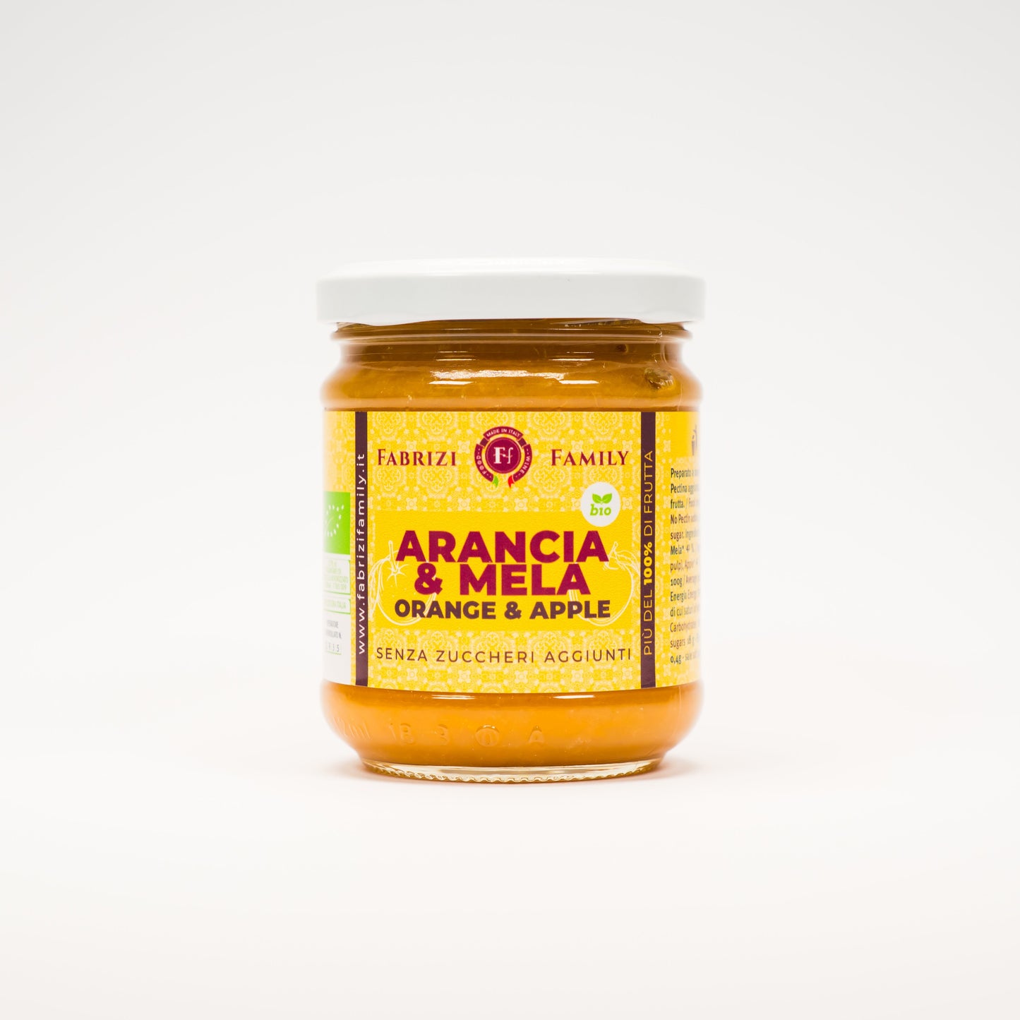 Arancia & Mela Senza Zucchero Aggiunto BIOLOGICA - FABRIZI FAMILY - Confezione da 5 - I migliori prodotti Made in Italy da Fiera di Monza Shop - Solo 30€! Acquista subito su Fiera di Monza Shop!