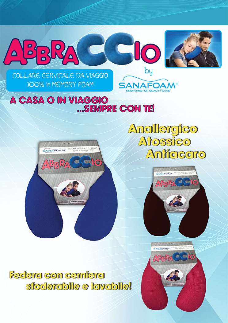 Collare Cervicale Memory Foam - SANAFOAM - Confezione da 2 - I migliori prodotti Made in Italy da Fiera di Monza Shop - Solo 36€! Acquista subito su Fiera di Monza Shop!