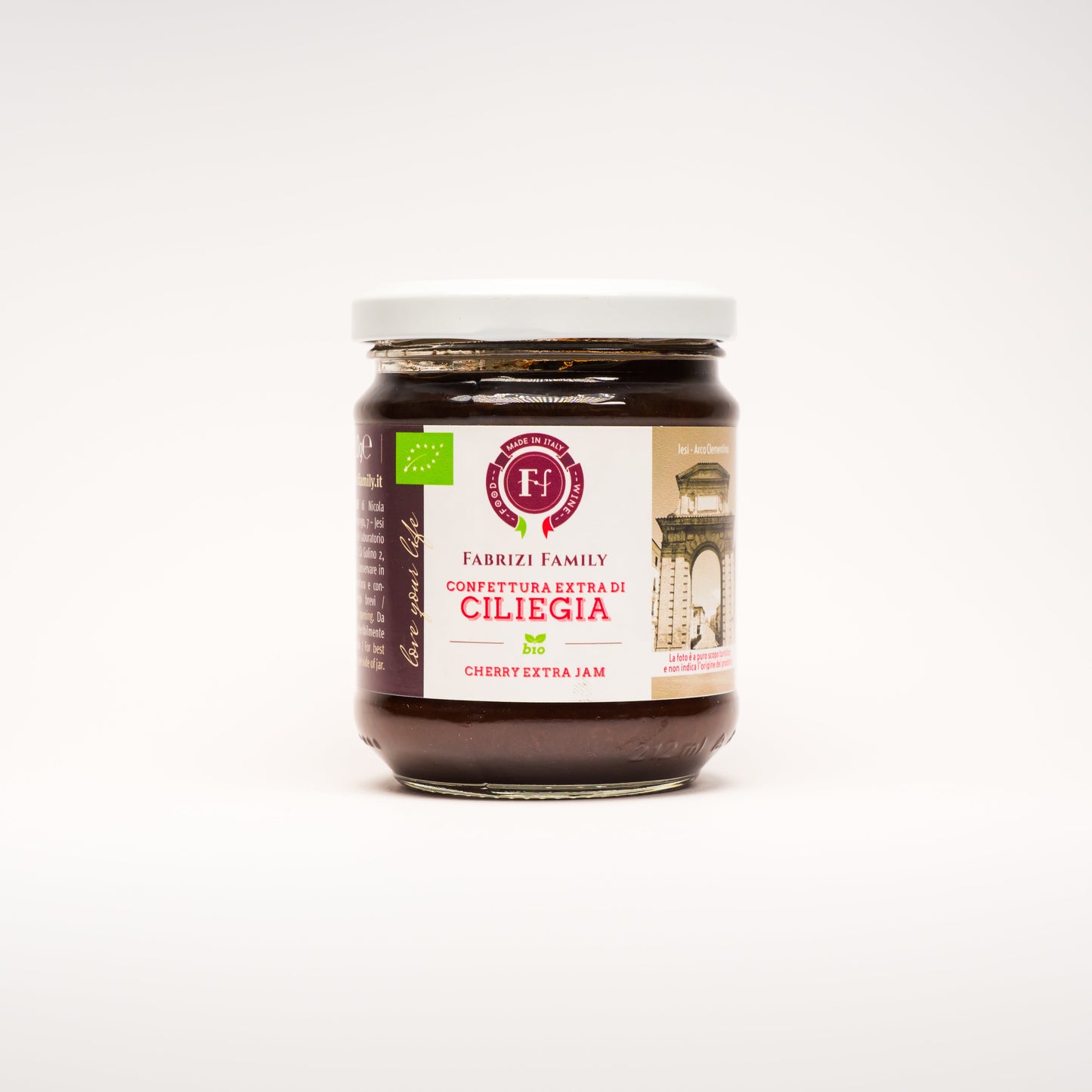 Confettura Extra di Ciliegia 220g BIOLOGICA - FABRIZI FAMILY - Confezione da 5 - I migliori prodotti Made in Italy da Fiera di Monza Shop - Solo 30€! Acquista subito su Fiera di Monza Shop!