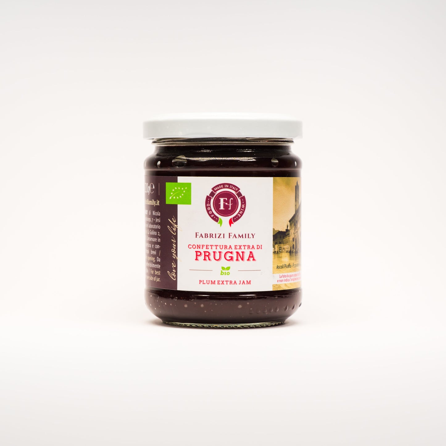 Confettura Extra di Prugne 220g BIOLOGICA - FABRIZI FAMILY - Confezione da 6 - I migliori prodotti Made in Italy da Fiera di Monza Shop - Solo 33€! Acquista subito su Fiera di Monza Shop!