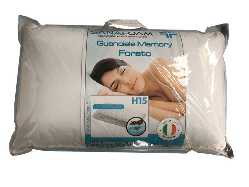 Guanciale Saponetta Memory Foam - SANAFOAM - I migliori prodotti Made in Italy da Fiera di Monza Shop - Solo 38€! Acquista subito su Fiera di Monza Shop!