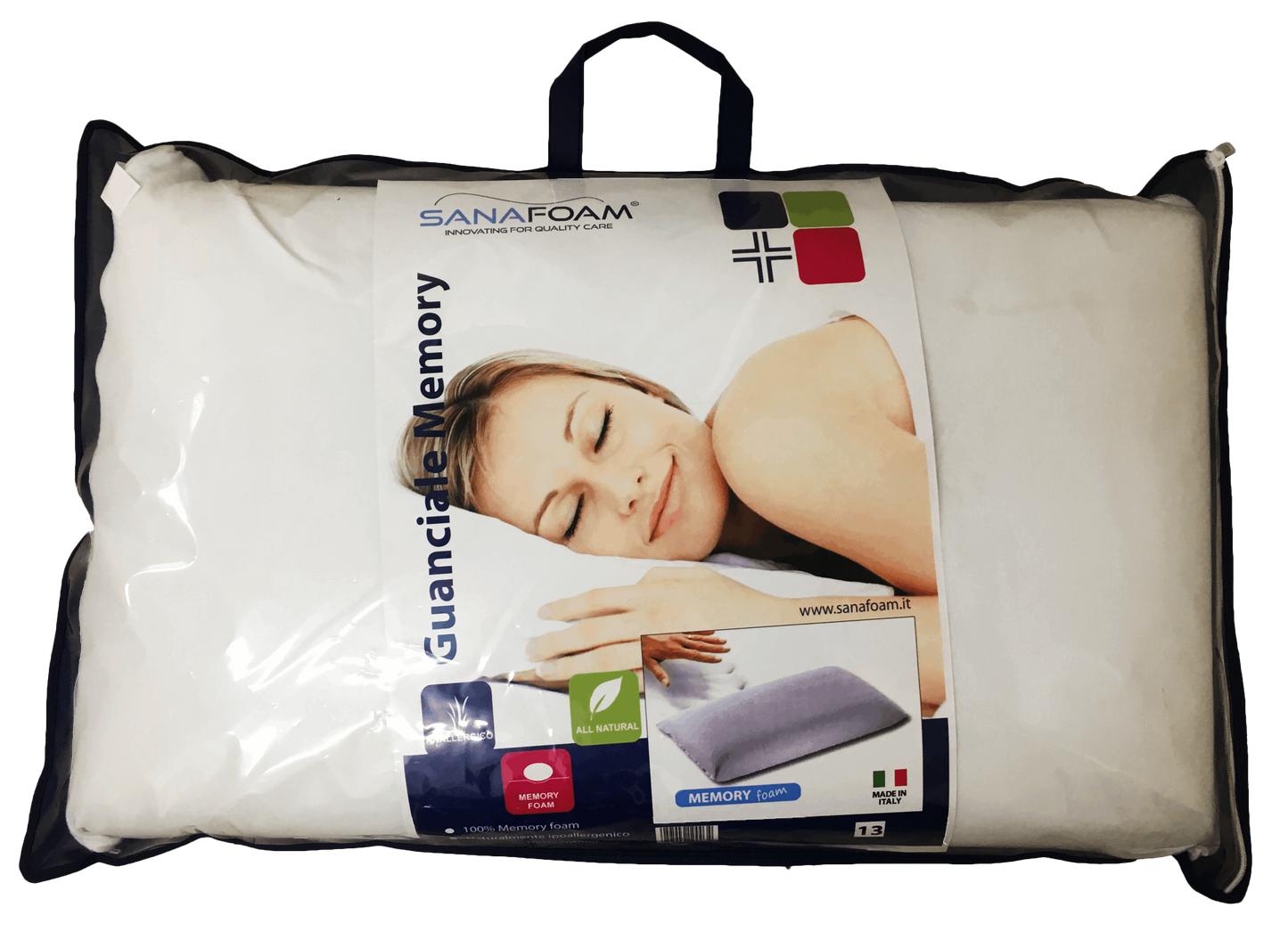 Guanciale Saponetta Memory Foam - SANAFOAM - I migliori prodotti Made in Italy da Fiera di Monza Shop - Solo 38€! Acquista subito su Fiera di Monza Shop!