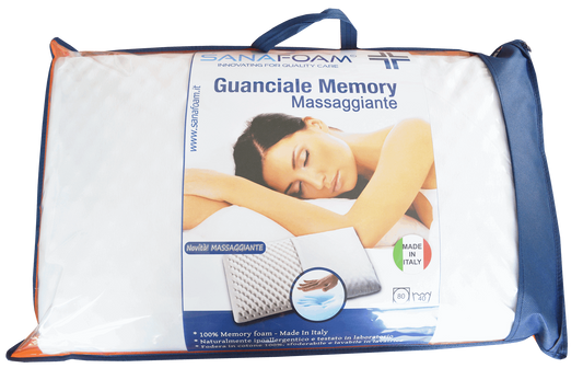 Guanciale Massaggiante Memory Foam - SANAFOAM - I migliori prodotti Made in Italy da Fiera di Monza Shop - Solo 42€! Acquista subito su Fiera di Monza Shop!