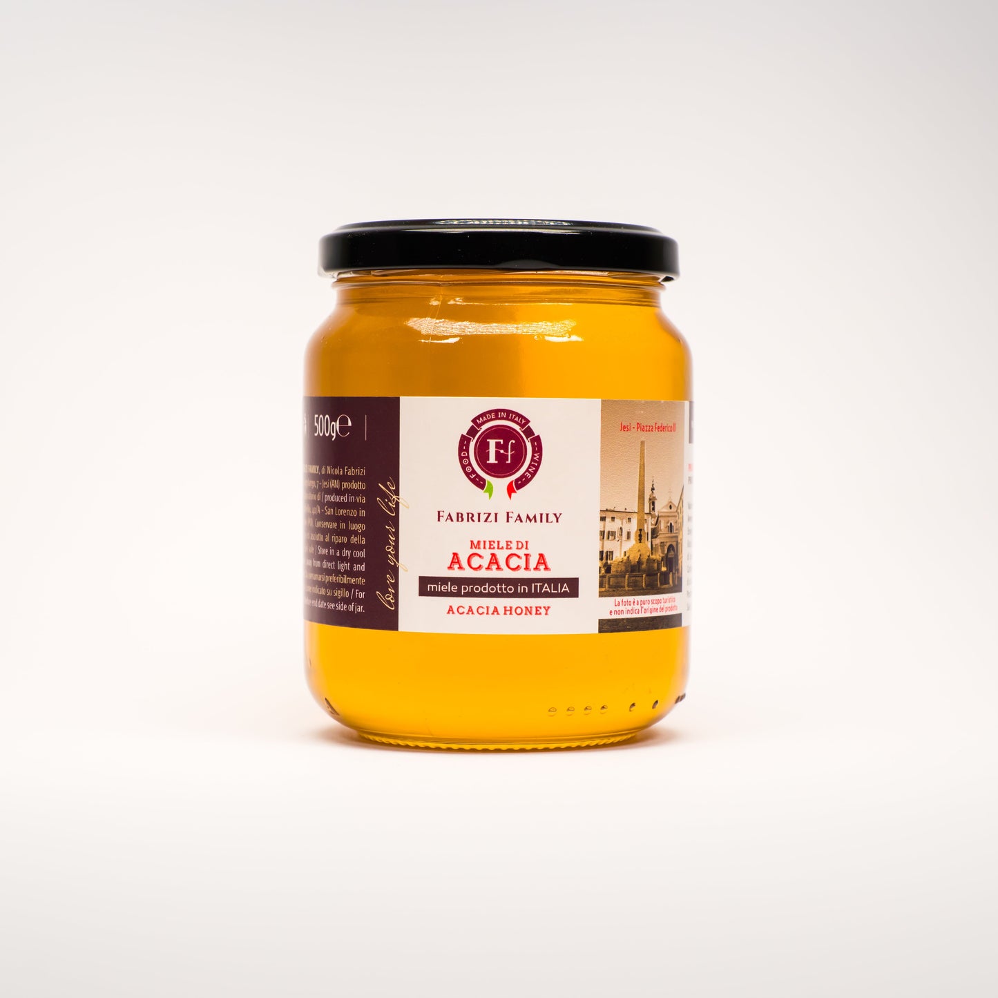 Miele di Acacia 500g - FABRIZI FAMILY - I migliori prodotti Made in Italy da Fiera di Monza Shop - Solo 14.95€! Acquista subito su Fiera di Monza Shop!