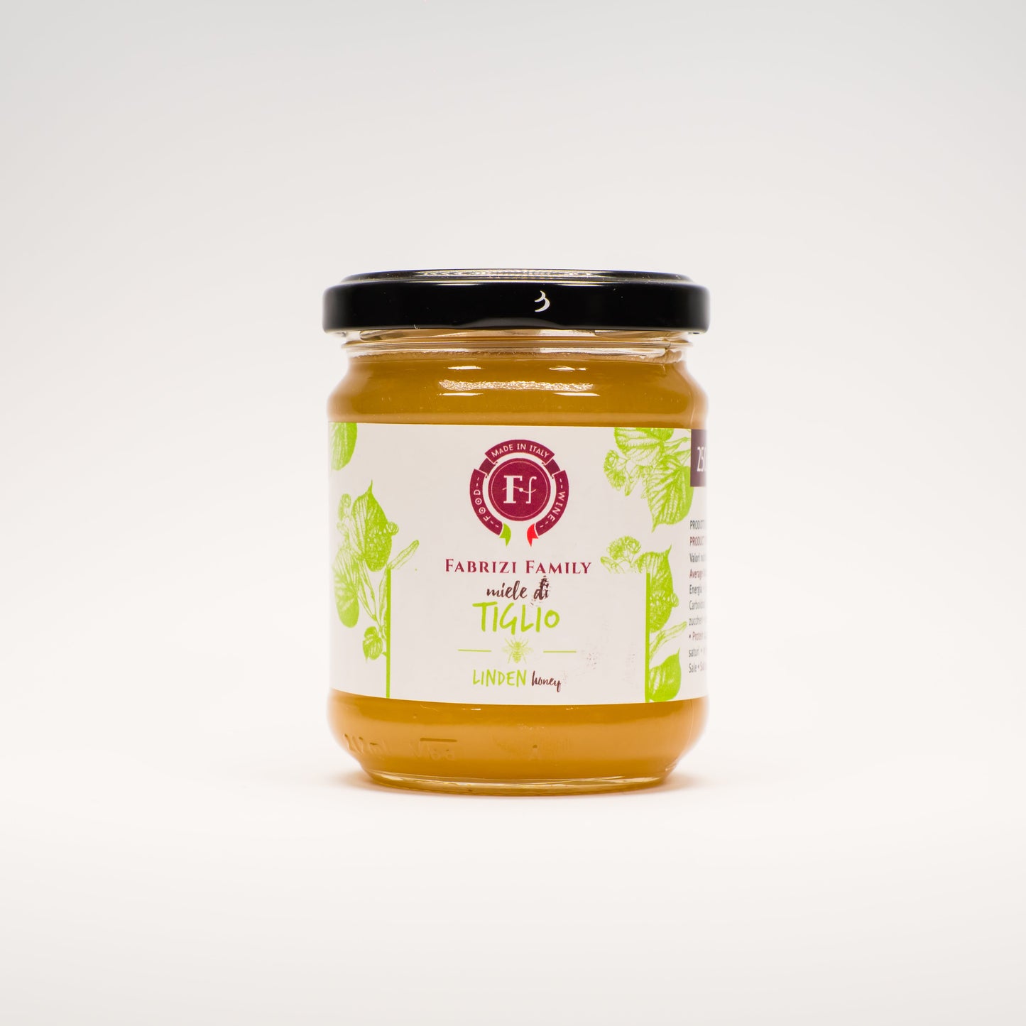 Miele di Tiglio 250g - FABRIZI FAMILY - I migliori prodotti Made in Italy da Fiera di Monza Shop - Solo 12.60€! Acquista subito su Fiera di Monza Shop!