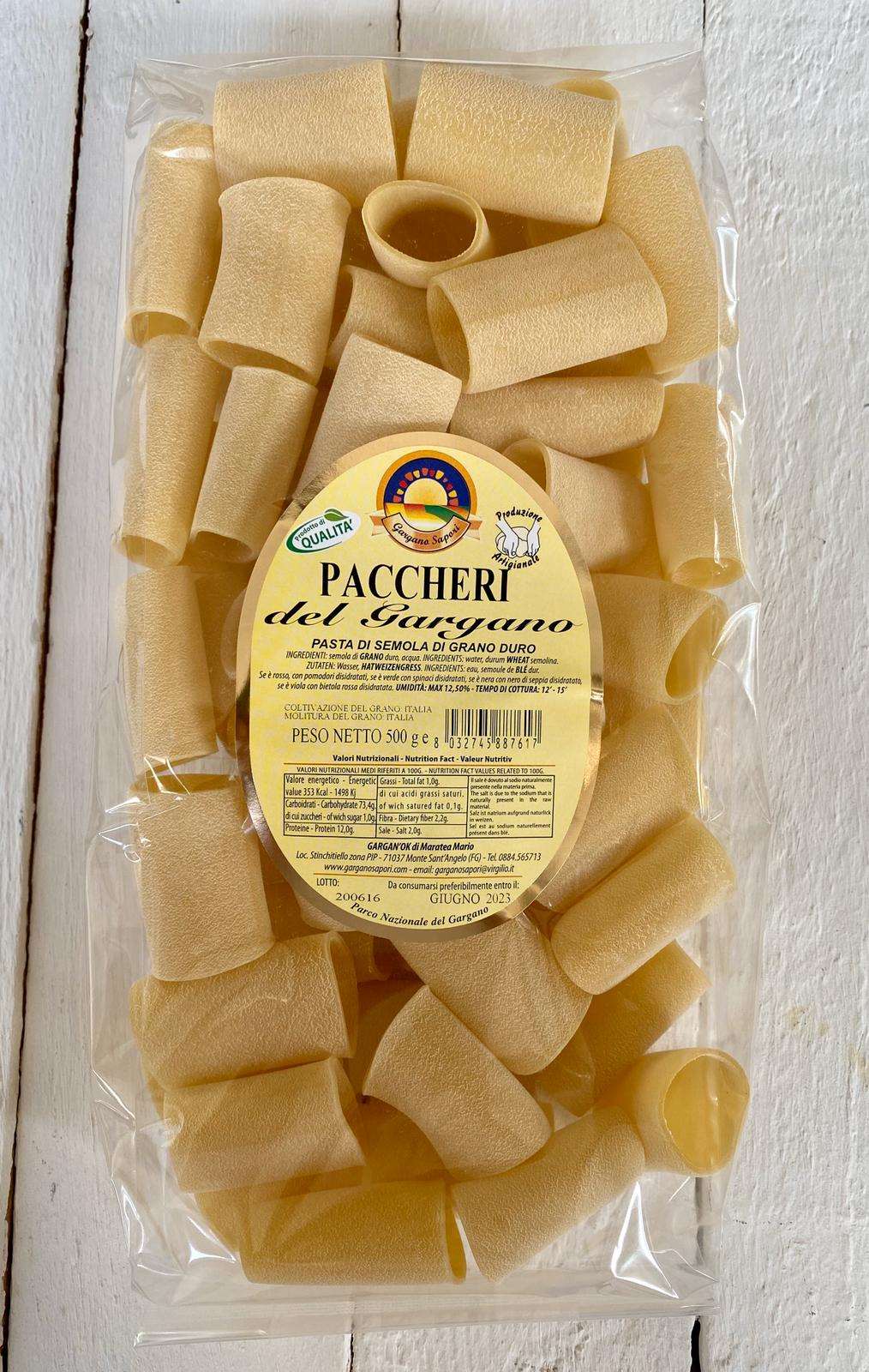 PACCHERI 500 G - 2 Confezioni - I migliori prodotti Made in Italy da Fiera di Monza Shop - Solo 9€! Acquista subito su Fiera di Monza Shop!