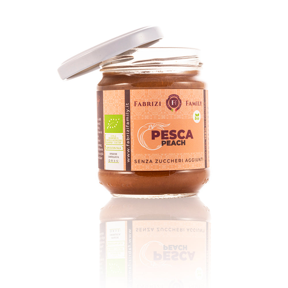 Pesca Senza Zucchero Aggiunto BIOLOGICA - FABRIZI FAMILY - I migliori prodotti Made in Italy da Fiera di Monza Shop - Solo 12€! Acquista subito su Fiera di Monza Shop!