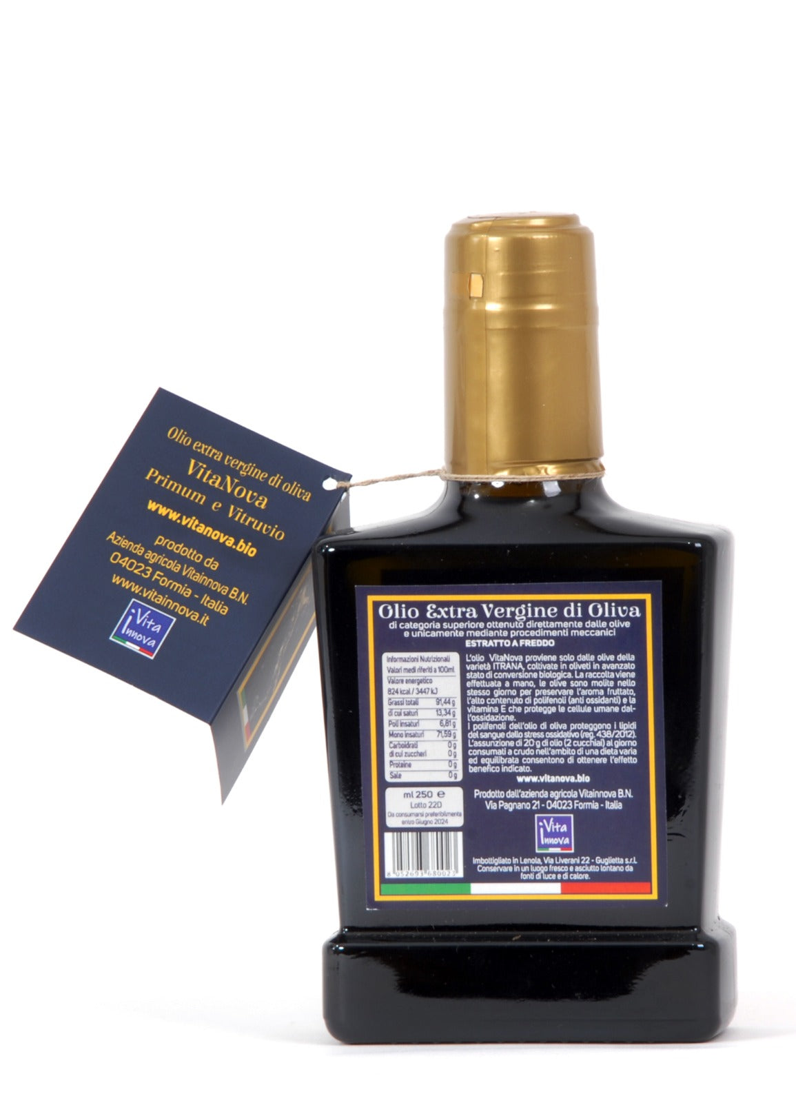 VitaNova Primum - Olio EVO mono varietà Itrana, alti polifenoli - 2 Bottiglie - I migliori prodotti Made in Italy da Fiera di Monza Shop - Solo 28€! Acquista subito su Fiera di Monza Shop!