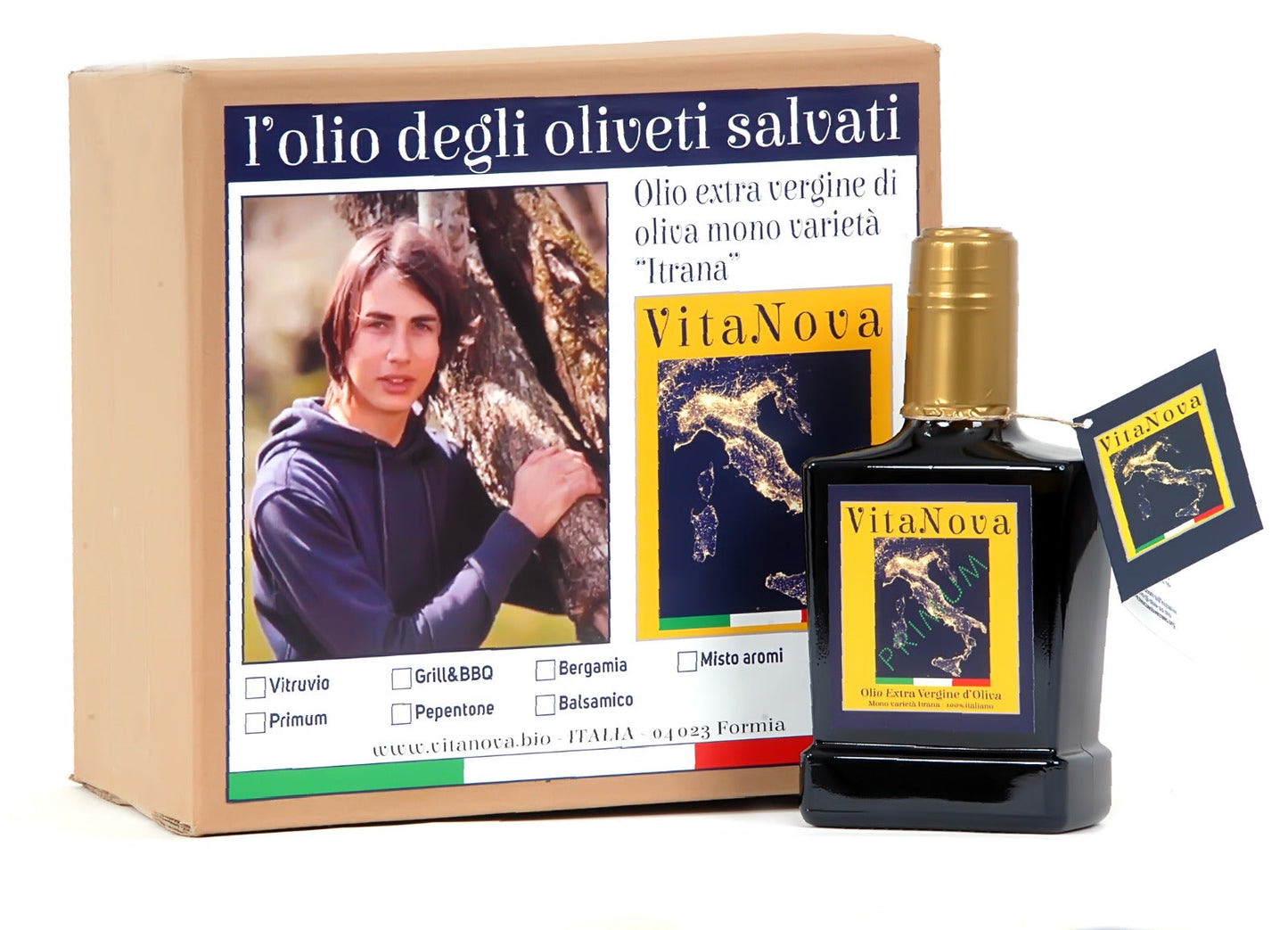 VitaNova Primum - Olio EVO mono varietà Itrana, alti polifenoli - 2 Bottiglie - I migliori prodotti Made in Italy da Fiera di Monza Shop - Solo 28€! Acquista subito su Fiera di Monza Shop!