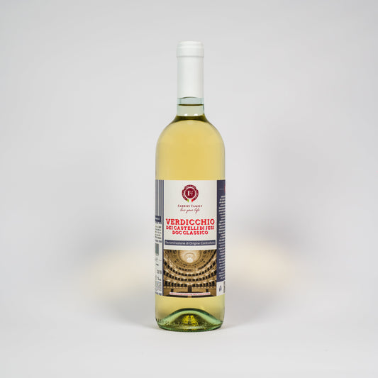Verdicchio dei Castelli di Jesi DOC Classico - FABRIZI FAMILY - 4 Bottiglie - I migliori prodotti Made in Italy da Fiera di Monza Shop - Solo 36€! Acquista subito su Fiera di Monza Shop!