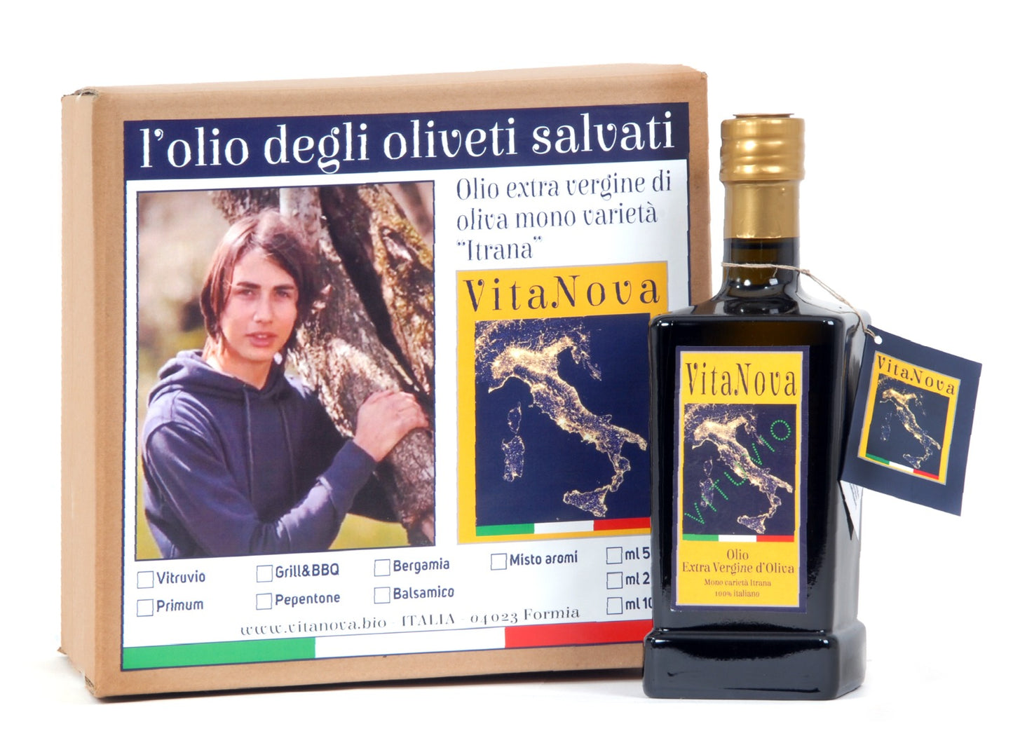 Vitruvio - Olio EVO mono varietà Itrana, alti polifenoli - Confezione da 2 - I migliori prodotti Made in Italy da Fiera di Monza Shop - Solo 42€! Acquista subito su Fiera di Monza Shop!