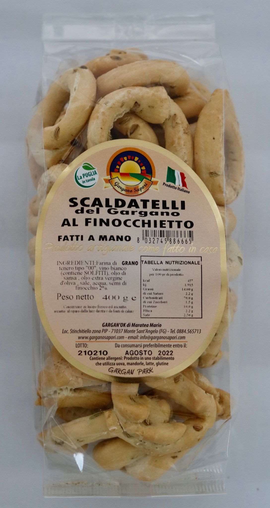 SCALDATELLI 400 GR - Box 10 Confezioni - I migliori prodotti Made in Italy da Fiera di Monza Shop - Solo 30€! Acquista subito su Fiera di Monza Shop!
