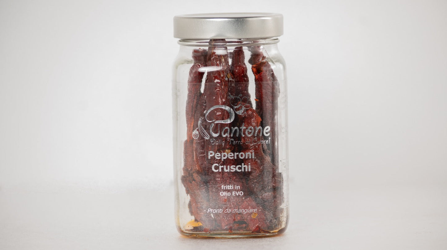 PEPERONI CRUSCHI FRITTI IN OLIO EVO - PANTONE - 2 Confezioni - I migliori prodotti Made in Italy da Fiera di Monza Shop - Solo 9€! Acquista subito su Fiera di Monza Shop!