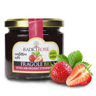 Confettura extra di Fragole Bio, Vegan, Gluten 240 gr - I migliori prodotti Made in Italy da Fiera Monza e Brianza SHOP - Solo 44€! Acquista subito su Fiera di Monza Shop!