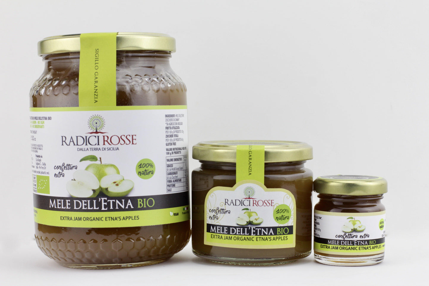 Confettura extra di mele dell’Etna bio, varietà gelato cola, Vegan, Gluten free 240 gr - I migliori prodotti Made in Italy da Fiera Monza e Brianza SHOP - Solo 44€! Acquista subito su Fiera di Monza Shop!