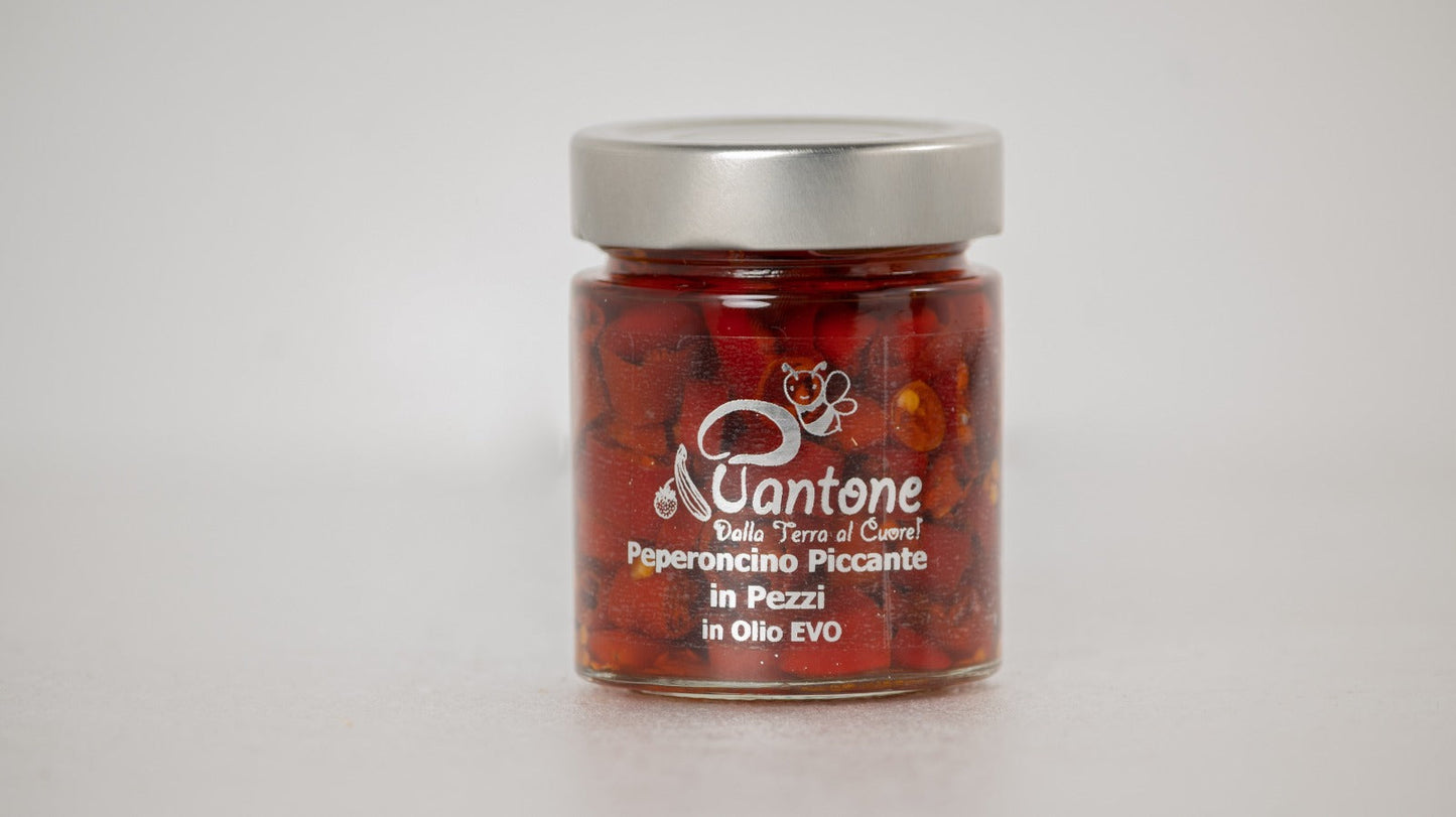 PEPERONCINO PICCANTE IN PEZZI IN OLIO EVO - PANTONE - I migliori prodotti Made in Italy da Fiera di Monza Shop - Solo 30€! Acquista subito su Fiera di Monza Shop!