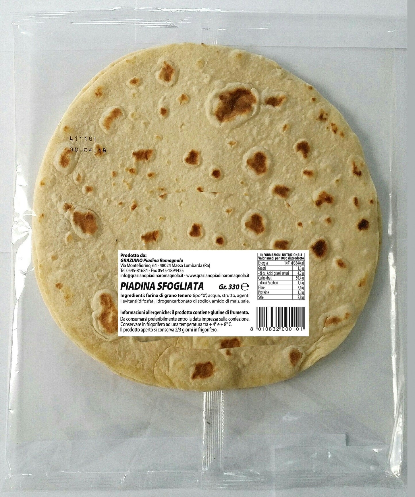 Piadina Sfogliata - Confezione da 24pz - I migliori prodotti Made in Italy da Fiera di Monza Shop - Solo 34.80€! Acquista subito su Fiera di Monza Shop!