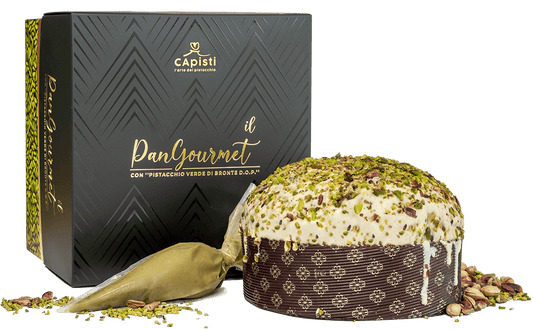 PanGourmet! Panettone al “Pistacchio Verde di Bronte DOP” - CAPISTI - I migliori prodotti Made in Italy da Fiera di Monza Shop - Solo 34.50€! Acquista subito su Fiera di Monza Shop!