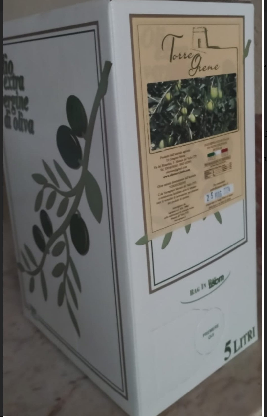 OLIO TORRE - Olivo Extra Vergine di Oliva - I migliori prodotti Made in Italy da Fiera di Monza Shop - Solo 50€! Acquista subito su Fiera di Monza Shop!