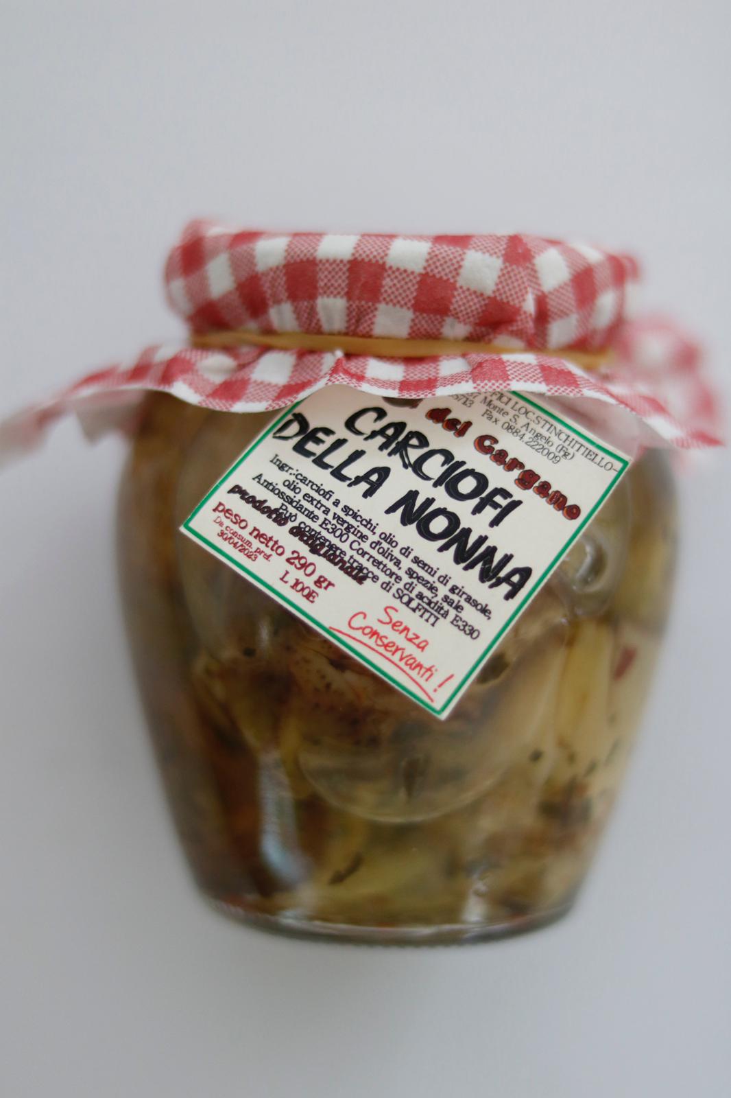 CARCIOFI DELLA NONNA 290 GR - 4 Vasetti - I migliori prodotti Made in Italy da Fiera di Monza Shop - Solo 28.60€! Acquista subito su Fiera di Monza Shop!
