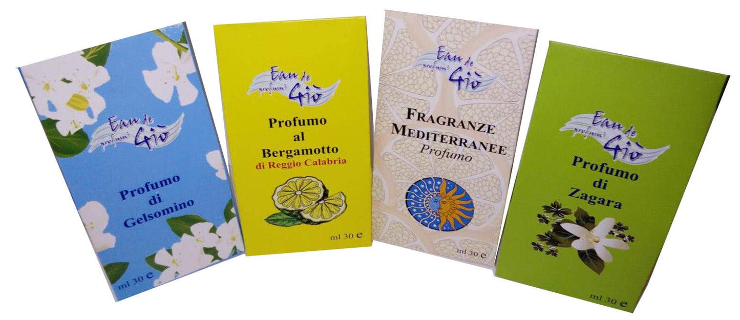 Box Profumi da 30 ml - Mediterranea, Bergamotto, Zagara, Gelsomino - I migliori prodotti Made in Italy da Fiera Monza e Brianza Shop - Solo 37€! Acquista subito su Fiera di Monza Shop!