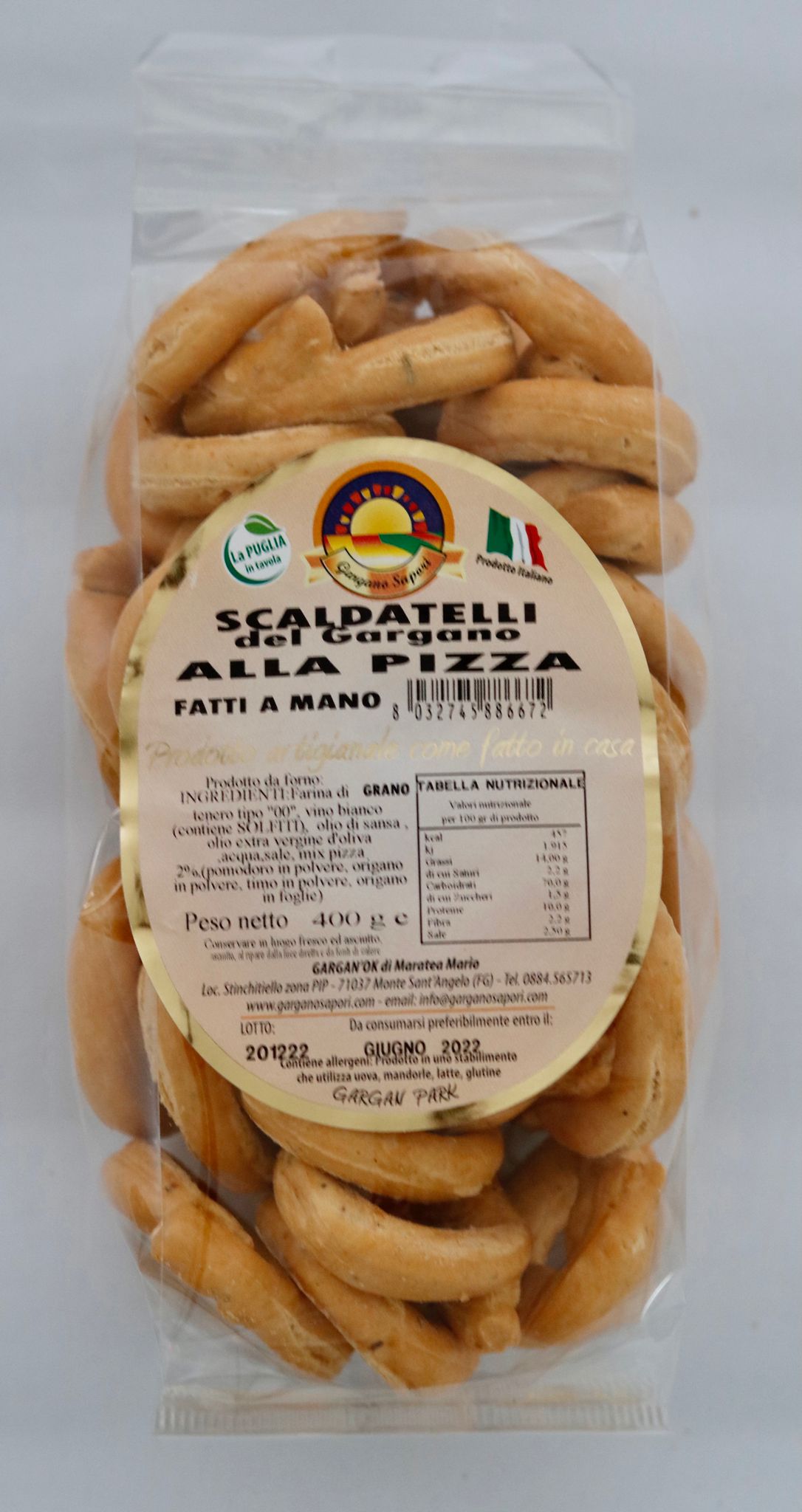 SCALDATELLI 400 GR - Box 10 Confezioni - I migliori prodotti Made in Italy da Fiera di Monza Shop - Solo 30€! Acquista subito su Fiera di Monza Shop!