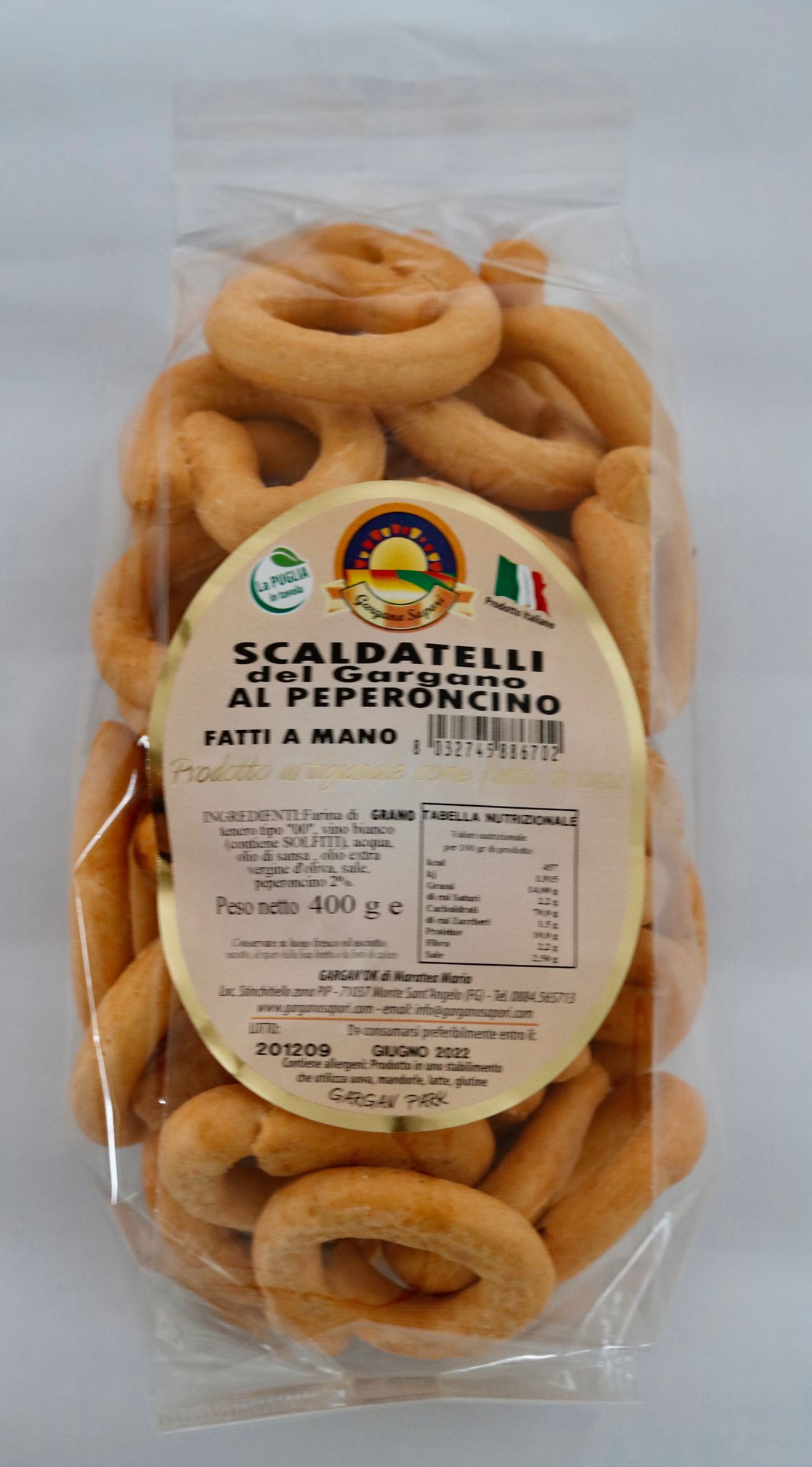 SCALDATELLI 400 GR - Box 10 Confezioni - I migliori prodotti Made in Italy da Fiera di Monza Shop - Solo 30€! Acquista subito su Fiera di Monza Shop!