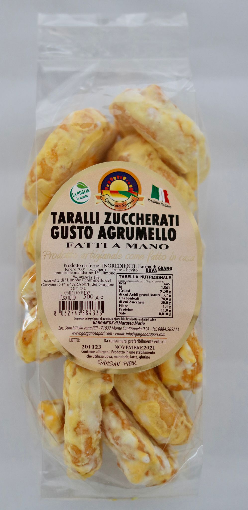 TARALLI ZUCCHERATI 500 GR - 4 Confezioni - I migliori prodotti Made in Italy da Fiera di Monza Shop - Solo 27.95€! Acquista subito su Fiera di Monza Shop!