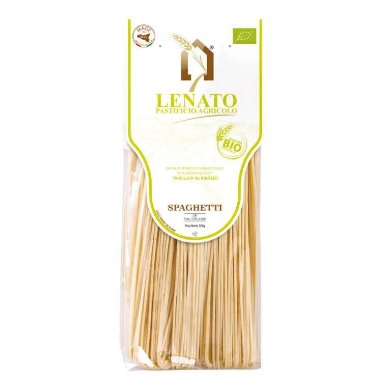 Spaghetti biologici artiganali (10 Confezioni) - LENATO - I migliori prodotti Made in Italy da Fiera di Monza Shop - Solo 32€! Acquista subito su Fiera di Monza Shop!