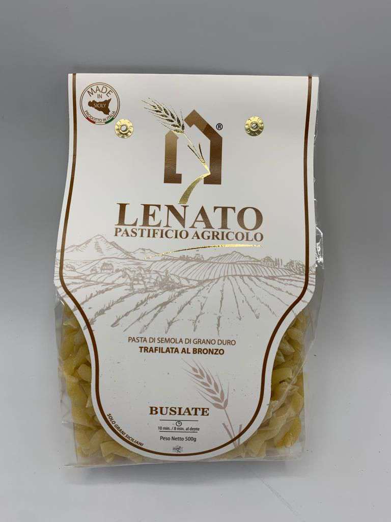 Busiata artigianale di grano duro convenzionale (10 Confezioni) - LENATO - I migliori prodotti Made in Italy da Fiera di Monza Shop - Solo 29€! Acquista subito su Fiera di Monza Shop!