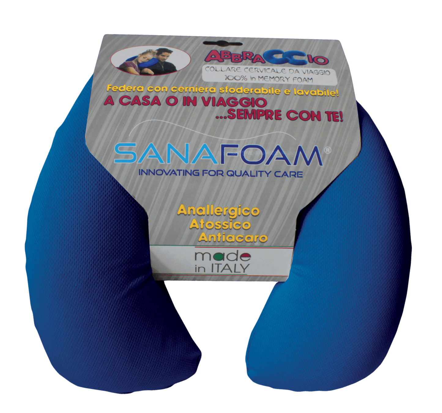 Collare Cervicale Memory Foam - SANAFOAM - Confezione da 2 - I migliori prodotti Made in Italy da Fiera di Monza Shop - Solo 36€! Acquista subito su Fiera di Monza Shop!