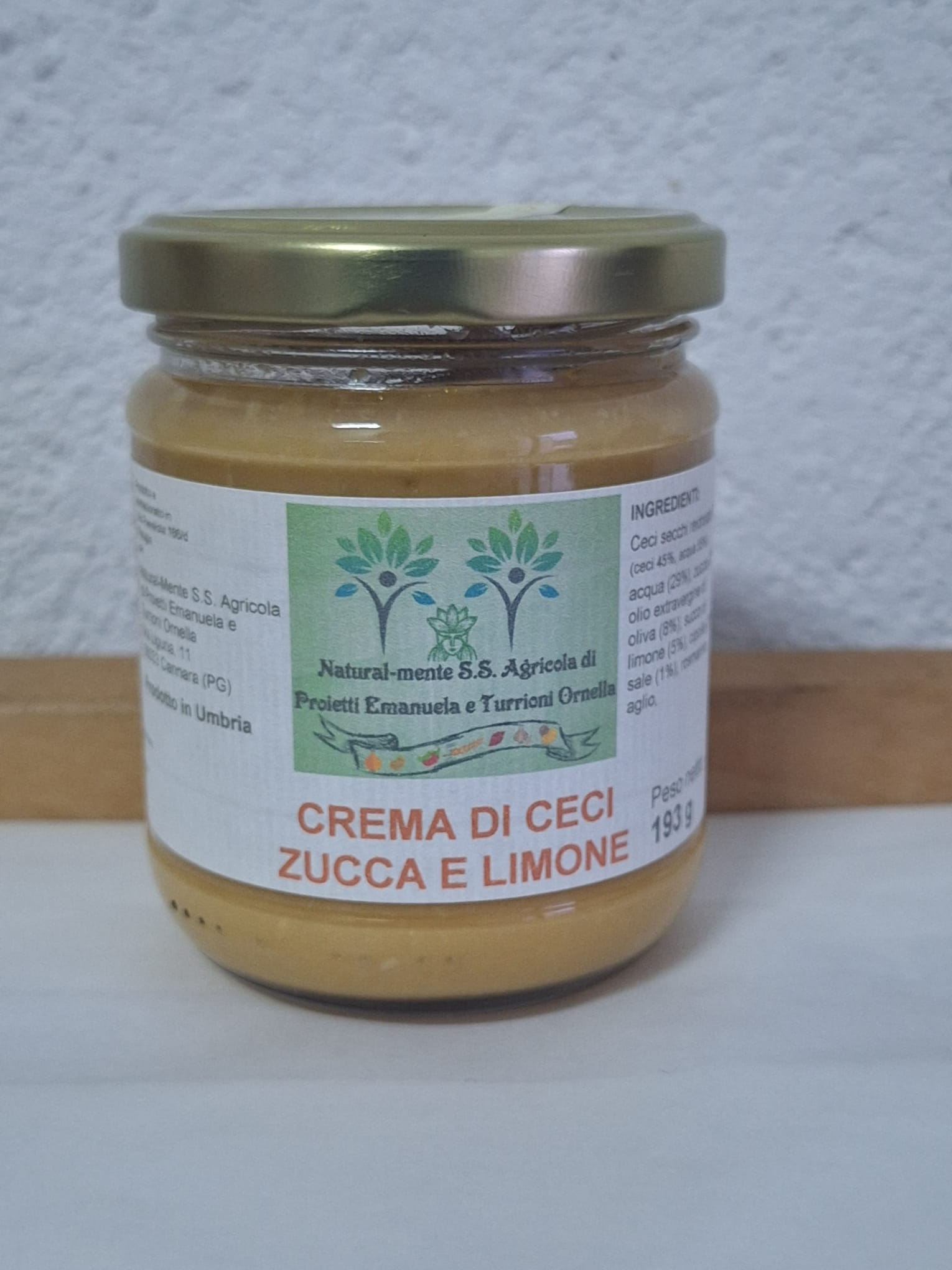Crema di ceci, zucca e limone senza conservanti e additivi - I migliori prodotti Made in Italy da Fiera di Monza Shop - Solo 0€! Acquista subito su Fiera di Monza Shop!