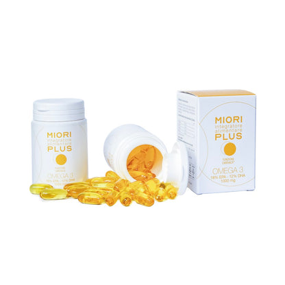 OMEGA 3 EPA 18% DHA 12% - Miori Plus (Confezione da 2) - I migliori prodotti Made in Italy da Fiera di Monza Shop - Solo 40€! Acquista subito su Fiera di Monza Shop!