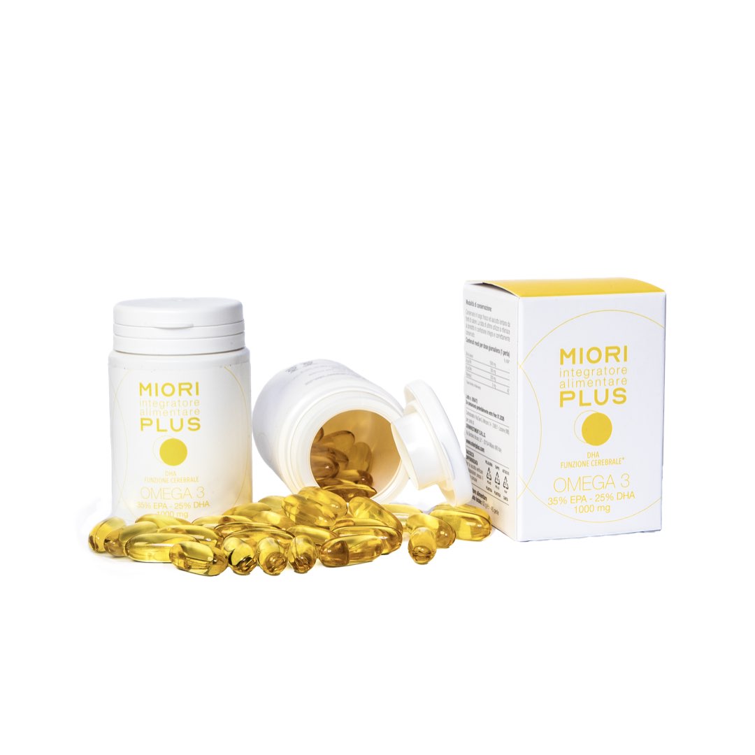 OMEGA 3 EPA 35% DHA 25% - Miori Plus - I migliori prodotti Made in Italy da Fiera di Monza Shop - Solo 29€! Acquista subito su Fiera di Monza Shop!