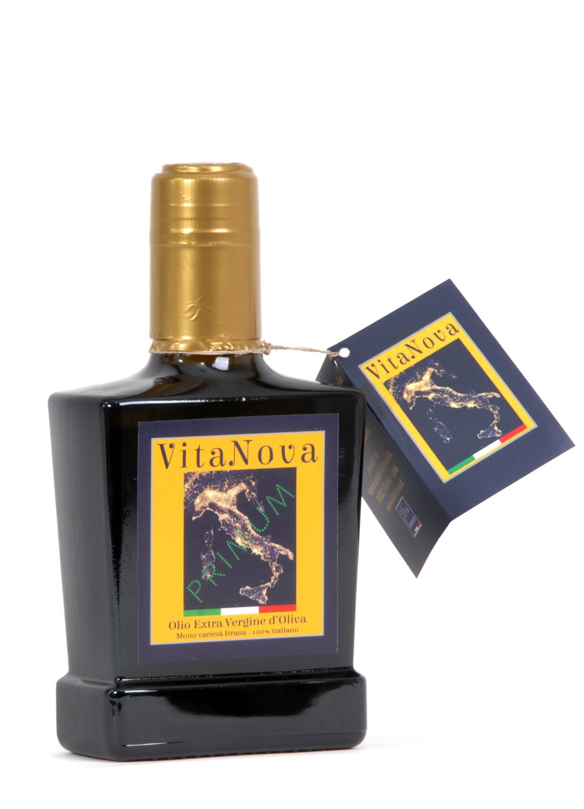 Confezione assaggio olio VitaNova "Primum" e "Vitruvio" - Olio EVO mono varietà "Itrana" alti polifenoli, a freddo