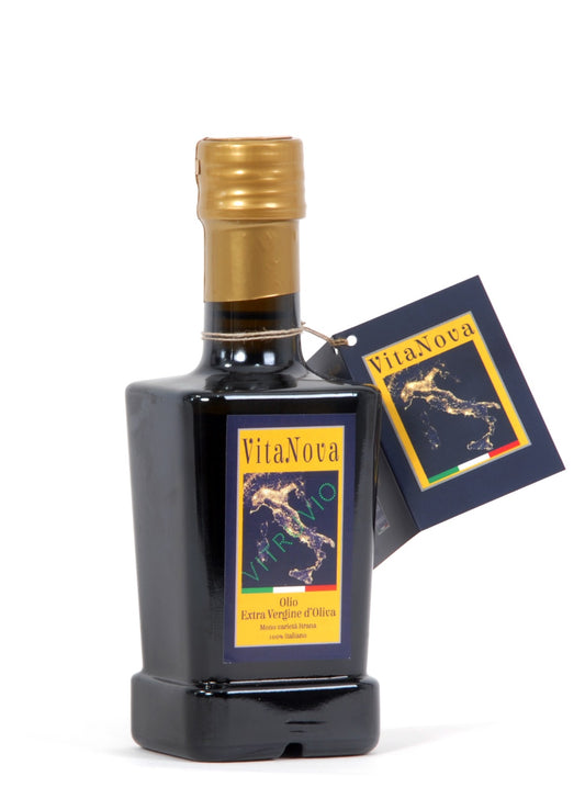 Confezione assaggio olio VitaNova "Primum" e "Vitruvio" - Olio EVO mono varietà "Itrana" alti polifenoli, a freddo