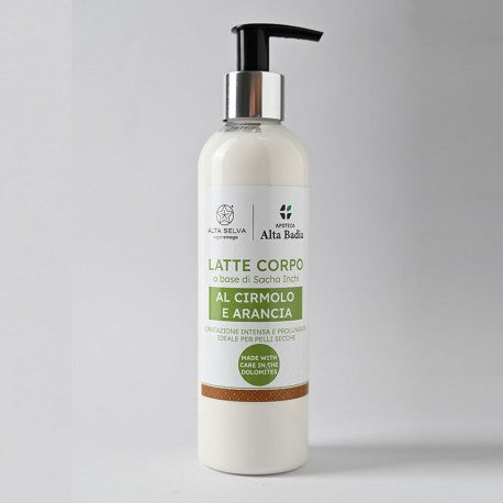 Latte Corpo al Cirmolo e Arancia (250 ml)