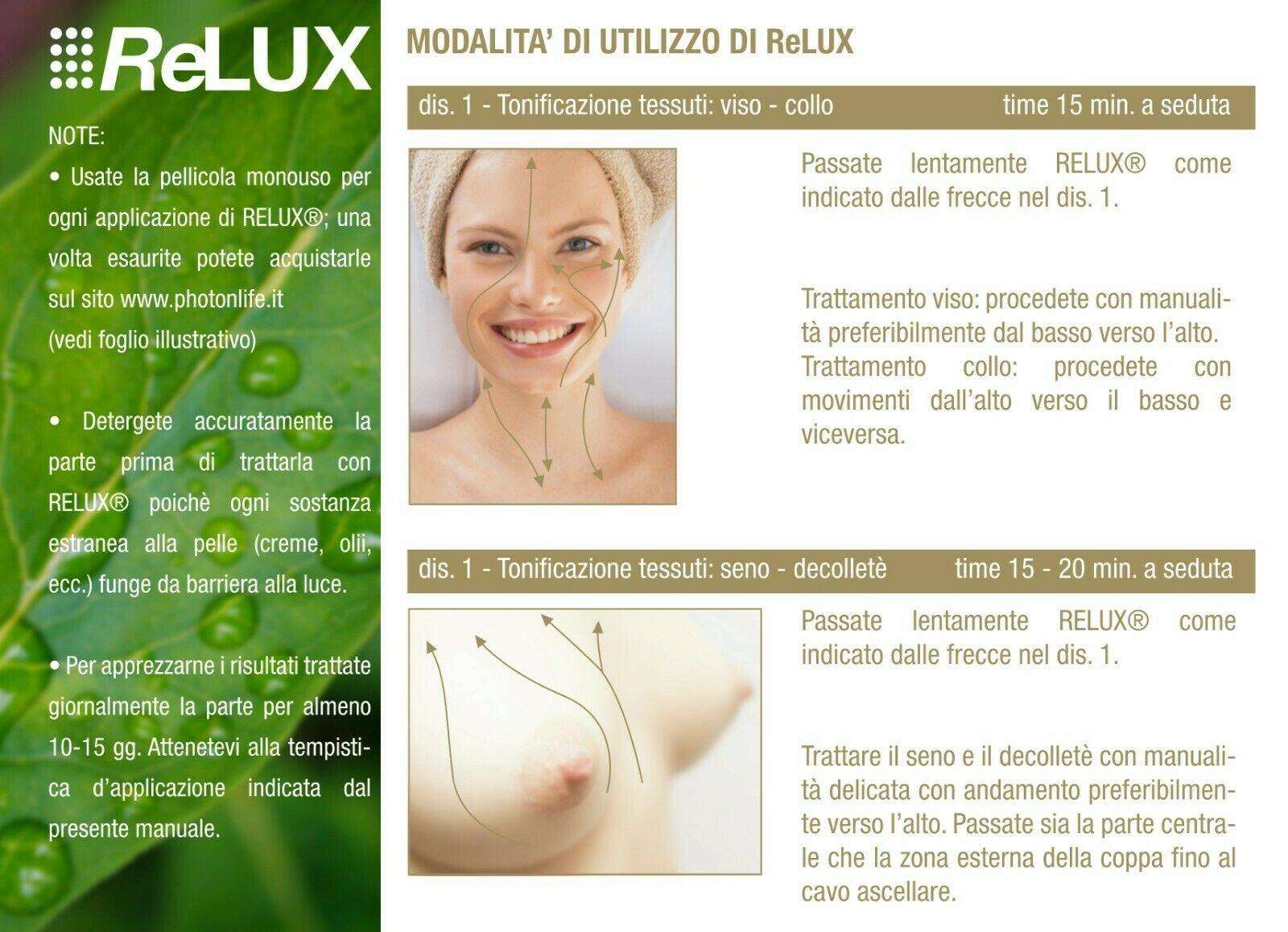 Photonlife RELUX Self Beauty - Massaggio Sportivo & Lifting Naturale - I migliori prodotti Made in Italy da Fiera di Monza Shop - Solo 289€! Acquista subito su Fiera di Monza Shop!