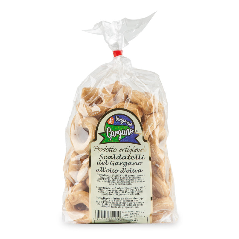 Taralli Scaldatelli, ricetta pugliese  Diversi gusti 400g - Box 12 confezioni - I migliori prodotti Made in Italy da Fiera di Monza Shop - Solo 47.40€! Acquista subito su Fiera di Monza Shop!