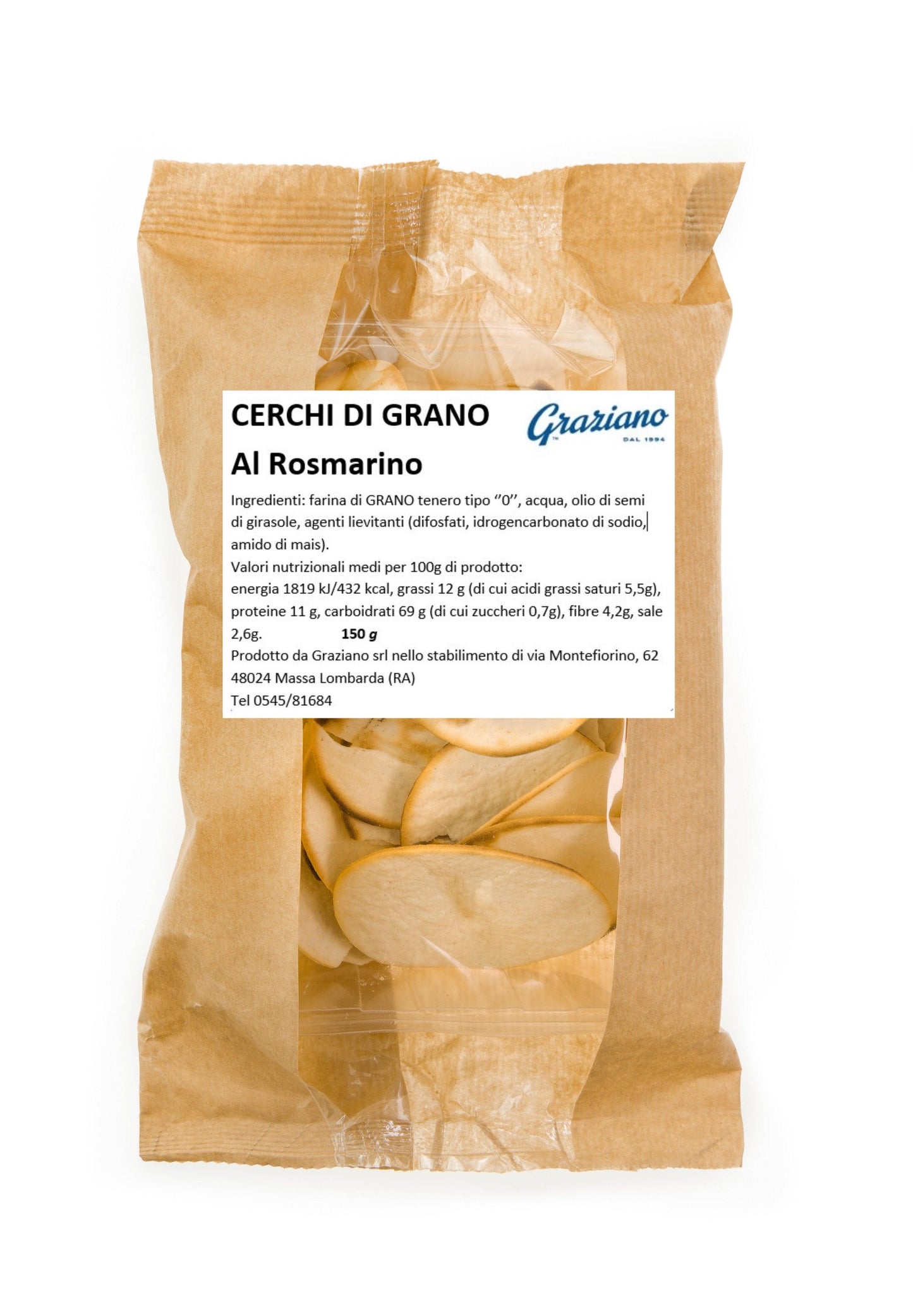 Cerchi di grano al rosmarino - I migliori prodotti Made in Italy da Fiera di Monza Shop - Solo 16.50€! Acquista subito su Fiera di Monza Shop!