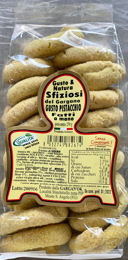 SFIZIOSI: TARALLI FRIABILI DOLCI DEL GARGANO - Box 8 Confezioni - I migliori prodotti Made in Italy da Fiera di Monza Shop - Solo 28€! Acquista subito su Fiera di Monza Shop!