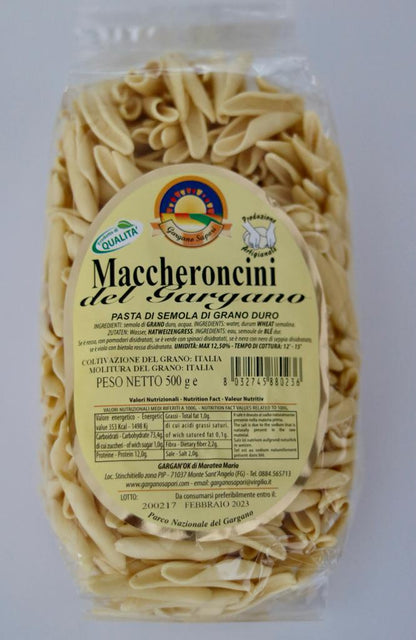 MACCHERONCINI 500 G - Box 12 Confezioni - I migliori prodotti Made in Italy da Fiera di Monza Shop - Solo 30€! Acquista subito su Fiera di Monza Shop!