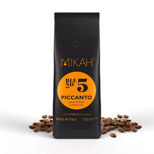 Caffè MIKAH - Piccanto N.5 – 250gr Decaffeinato 100% Arabica - I migliori prodotti Made in Italy da Fiera di Monza Shop - Solo 32.50€! Acquista subito su Fiera di Monza Shop!