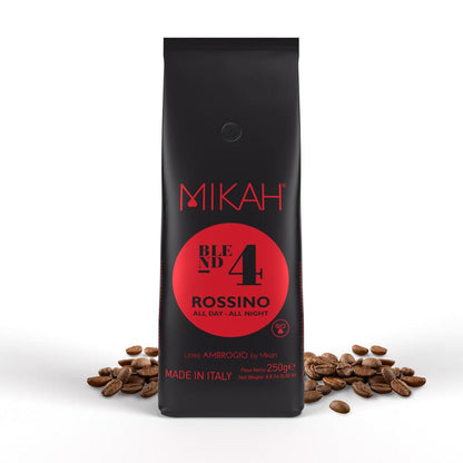 Caffè MIKAH - Rossino N.4 - 250gr Caffè Americano / Filtro - 3 Confezioni - I migliori prodotti Made in Italy da Fiera di Monza Shop - Solo 13.50€! Acquista subito su Fiera di Monza Shop!